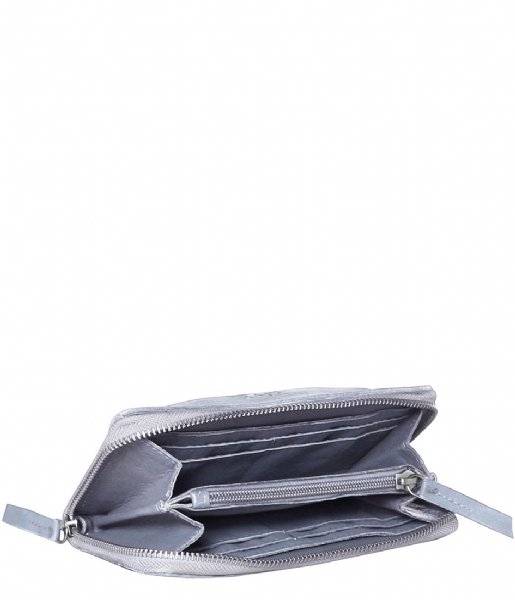 MyK Bags Zip wallet Purse Spendit Silver Grey