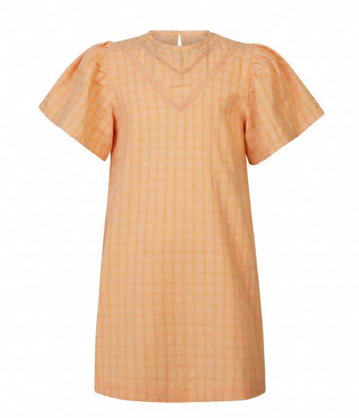 Noppies Dress Girls Dress Plano Short Sleeve Almost Apricot (N030)