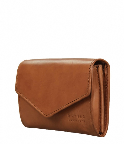 O My Bag Flap wallet Jo Purse eco classic cognac