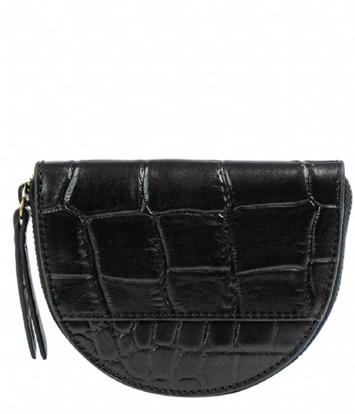 O My Bag Zip wallet Laura's Purse Croco Zwart Croco Classic Leather