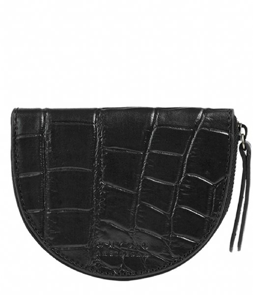 O My Bag Zip wallet Laura's Purse Croco Zwart Croco Classic Leather