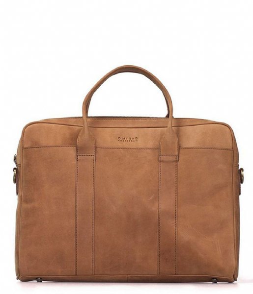 O My Bag Laptop Shoulder Bag The Harvey camel hunter leather