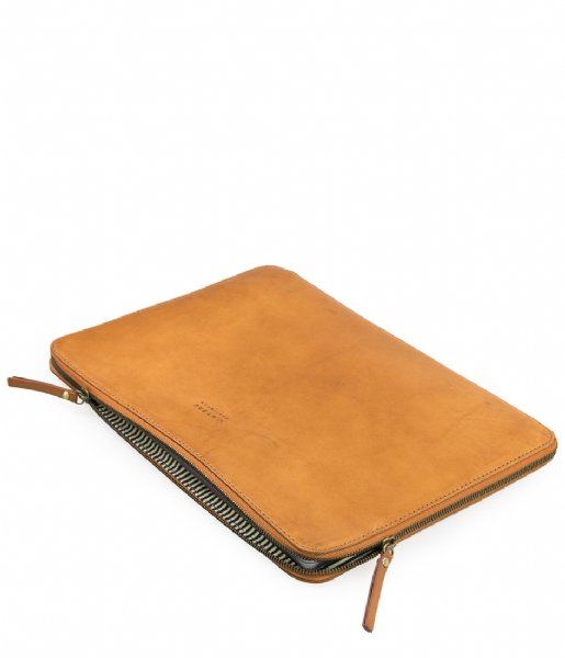 O My Bag Laptop Sleeve Zipper Laptop Sleeve 13 Inch cognac classic