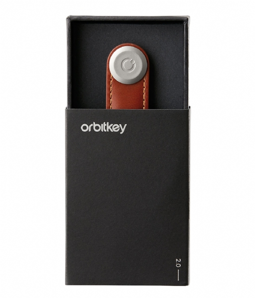 Orbitkey Keyring Leather Orbitkey 2.0 charcoal grey