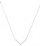 Orelia Necklace Clean V Necklace silver plated (8042)