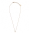 Orelia Necklace Necklace initial A Gold plated (ORE26343)