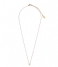 Orelia Necklace Necklace initial C Gold plated (ORE26345)