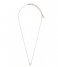 Orelia Necklace Necklace Initial E pale gold plated (10372)