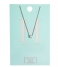 Orelia Necklace Necklace Initial H silver plated (20131)