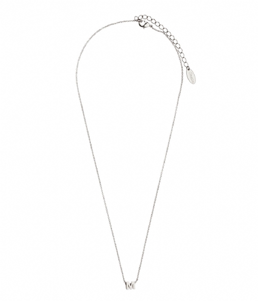 Orelia Necklace Necklace Initial M silver plated (10370)