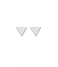 Orelia Earring Mini Triangle Stud Earrings silver plated (10657)
