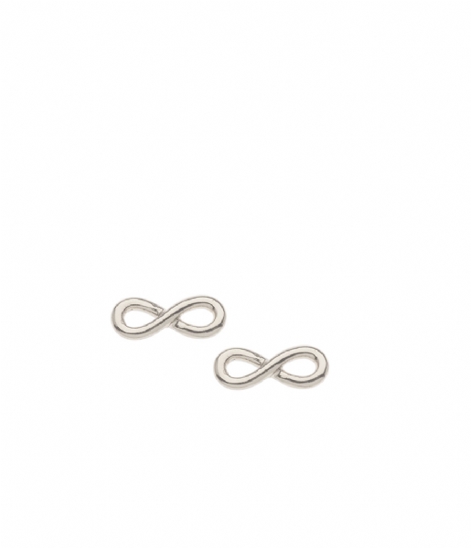 Orelia Earring Tiny Infinity Stud Earrings silver (10698)