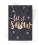 Orelia Necklace Let it snow Giftcard silver plated (22380)