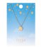 Orelia Necklace Pisces Constellation Necklace pale gold (20660)