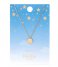 Orelia Necklace Scorpio Constellation Necklace pale gold (20659)