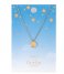 Orelia Necklace Taurus Constellation Necklace pale gold plated (20658)