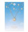 Orelia Necklace Virgo Constellation Necklace pale gold (20655)