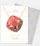 Orelia Necklace July Birthstone Gift Envelope ruby quartz (23163)