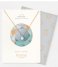 Orelia Necklace June Birthstone Gift Envelope moonstone (23162)