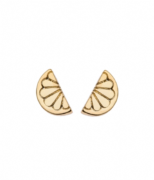 Orelia Earring Mini Lemon Stud Earrings pale gold plated (ORE21289)