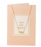 Orelia Necklace You Are Magic Giftcard pale gold plated (21121)