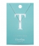 Orelia Necklace Necklace Initial T silver plated (21161)