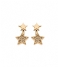 Orelia Earring Star Front And Back Earrings crystal (ORE20239)