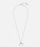Orelia Necklace Crescent Ditsy Necklace silver plated (ORE23097)