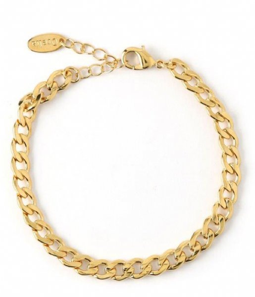 Orelia Bracelet Orelia armband gourmette schakel goudkleurig Goudkleurig (ORE25526)
