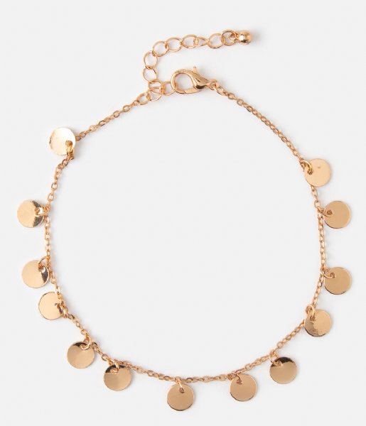 Orelia  Coin Multi Charm Anklet gold plated (ORE24302)