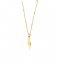 Orelia Necklace Electric Lightning Gift Pouch pale gold plated (ORE25167)