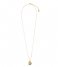 Orelia Necklace Mini Locket Short Necklace pale gold plated (ORE25158)