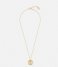 Orelia Necklace Engraved Coin Pendant Necklace gold plated (23026)
