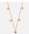 Orelia Necklace Multi Disc Drop Necklace Gold gold plated (ORE24103)