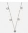 Orelia Necklace Multi Disc Drop Necklace Gold silver plated (ORE24104)