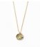 Orelia Necklace Mini Coin Ditsy Necklace gold plated (ORE25418)