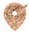 POM Amsterdam Scarf Nature's Mosaic Coral Coral 