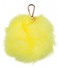 Pauls Boutique Keyring Large Fur Pom Trinkets yellow