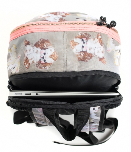 Pick & Pack Laptop Backpack Cute Animals Backpack 13 Inch beige multi (89)