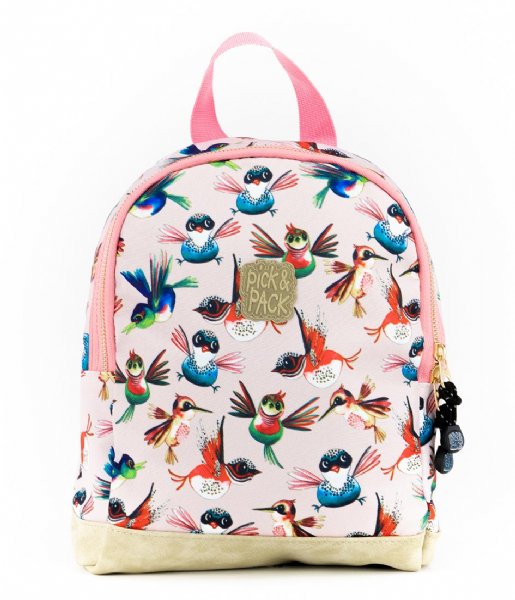 Pick & Pack Everday backpack Birds Backpack XS Soft pink (10)