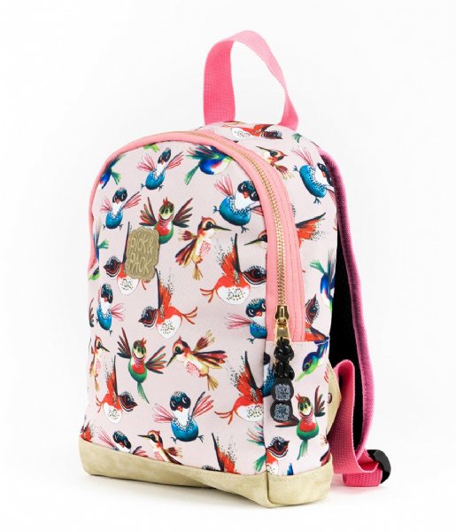 Pick & Pack Everday backpack Birds Backpack XS Soft pink (10)