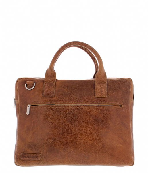 Plevier Laptop Shoulder Bag Document Bag 477 15.6 Inch cognac
