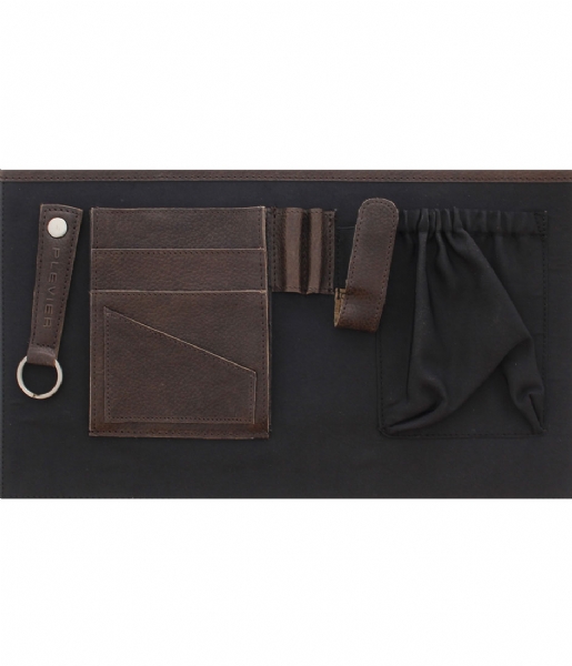Plevier Laptop Shoulder Bag Document Bag 481 14-15 inch brown