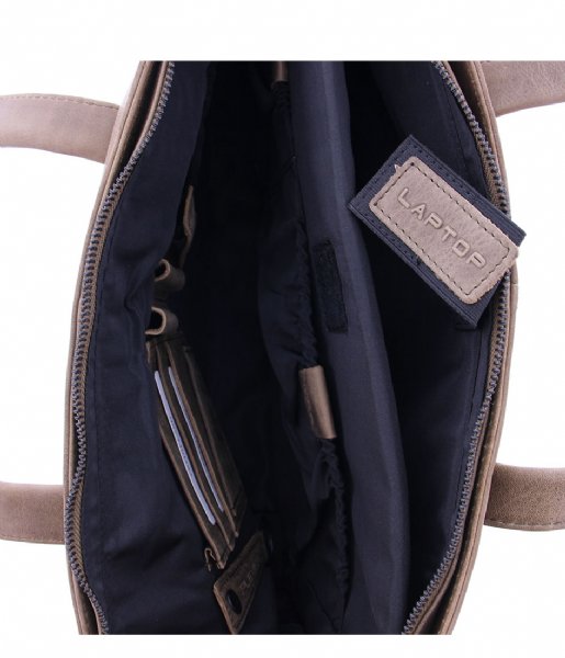 Plevier Shoulder bag Laptop Bag 709 15.6 Inch taupe