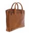 Plevier Laptop Shoulder Bag Document Bag Loran 15.6 Inch cognac