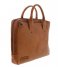 Plevier Laptop Shoulder Bag Document Bag Loran 15.6 Inch cognac
