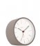Karlsson Alarm clock Alarm Clock Belle Numbers Iron Warm Grey (KA5915WG)