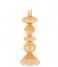 Present TimeCandle Holder Totem Glass Large Ochre Yellow (PT3968YE)