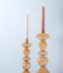 Present Time Decorative object Candle Holder Totem Glass Xl Ochre Yellow (PT3969YE)