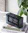 Karlsson Decorative object Table Clock Boxed Flip Acrylic Black (KA5976BK)